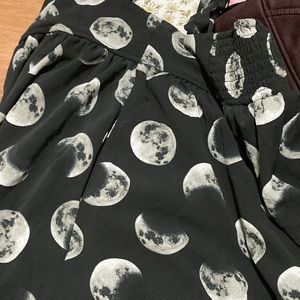 moon overall bustier skirt